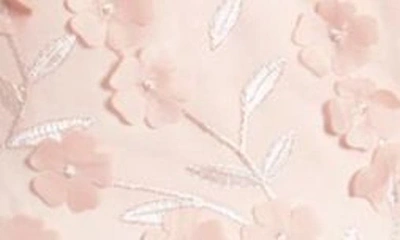 Eliza J V Neck Fit & Flare Dress In Blush