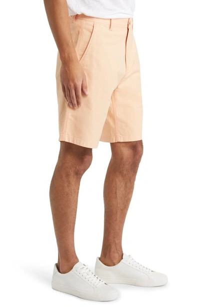 Shop Rodd & Gunn Millwater Stretch Twill Shorts In Melon