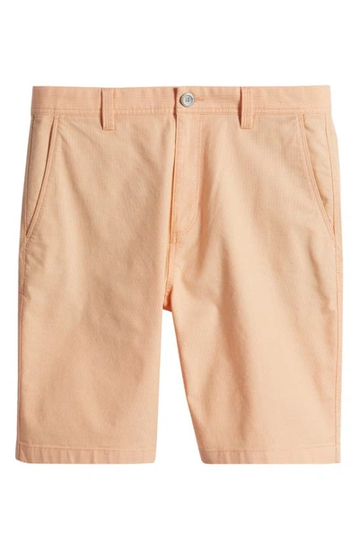 Shop Rodd & Gunn Millwater Stretch Twill Shorts In Melon