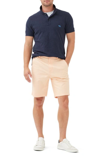 Shop Rodd & Gunn Millwater Stretch Twill Shorts In Melon