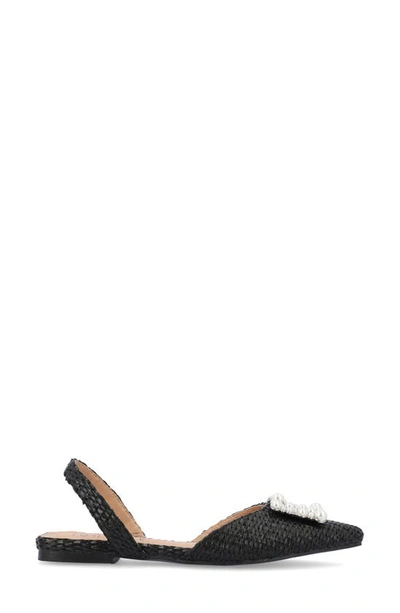 Journee Collection Hannae Flat In Black