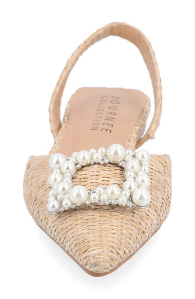 Journee Collection Hannae Flat In Natural