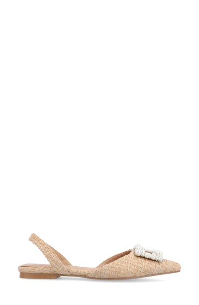 Journee Collection Hannae Flat In Natural