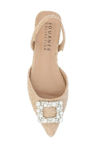 Journee Collection Hannae Flat In Natural