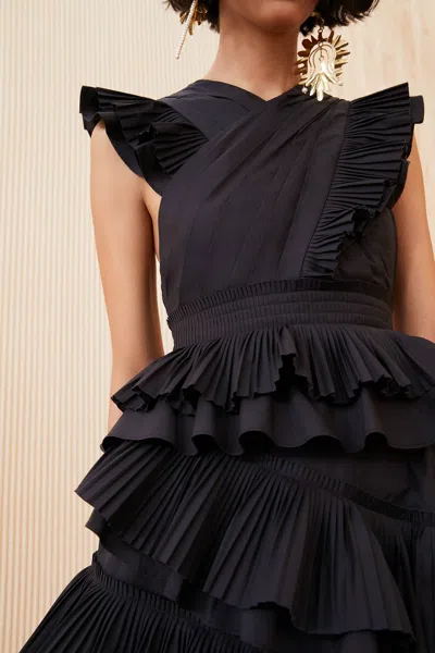 Shop Ulla Johnson Aurore Dress In Noir