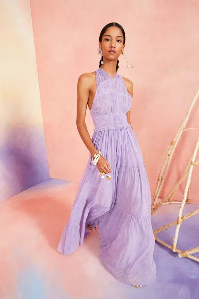 Shop Ulla Johnson Freesia Gown In Lavender