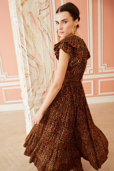 Shop Ulla Johnson Iona Dress In Leopard
