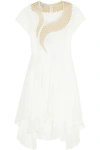 STELLA MCCARTNEY Clotilde Cotton-Blend Broderie Anglaise And Tulle Dress