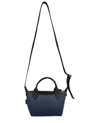 Longchamp Le Pliage Energy Canvas Shoulder Bag In Blue