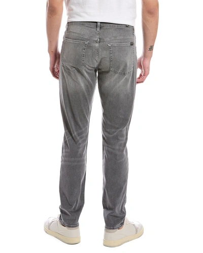 Shop 7 For All Mankind Adrien Balsam Slim Tapered Jean In Grey