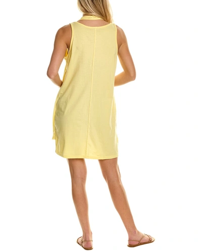 Shop Monrow Racerback Tank Dress In Yellow