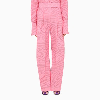 Shop Attico The  | Geranium-coloured Gary Pants In Pink