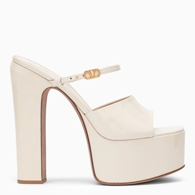 Shop Valentino Garavani | Tang-go Ivory Mule In White