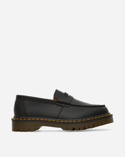 Shop Dr. Martens' Penton Bex Leather Loafers In Black