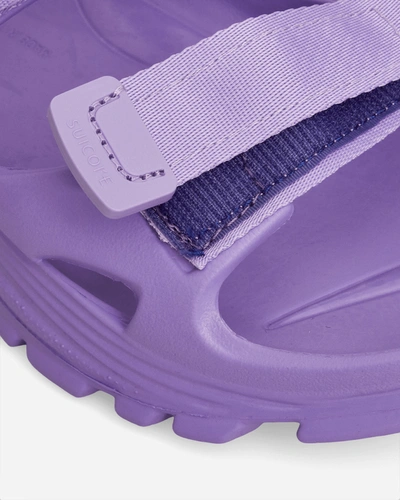Shop Suicoke Wake Injection Sandals In Purple