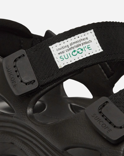 Shop Suicoke Wake Injection Sandals In Black