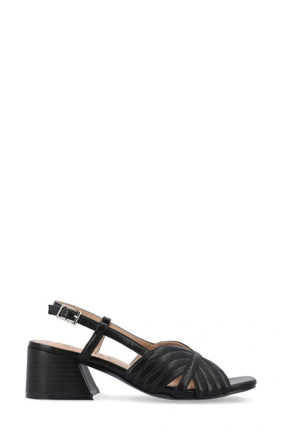 Journee Collection Kirsi Slingback Sandal In Black