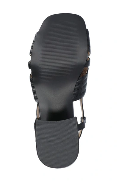 Journee Collection Kirsi Slingback Sandal In Black