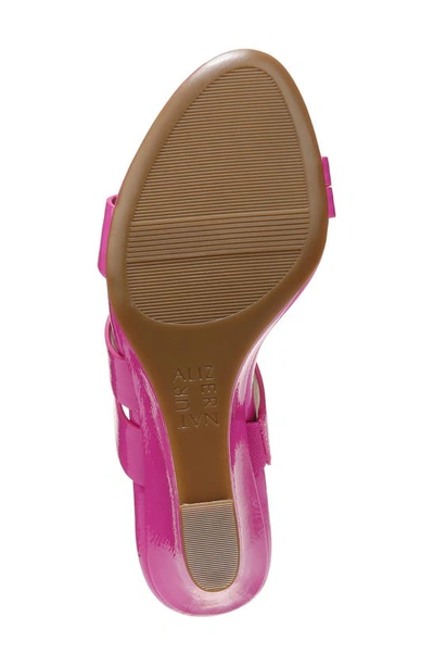 Shop Naturalizer Breona Slide Sandal In Candy Pink Patent Synthetic