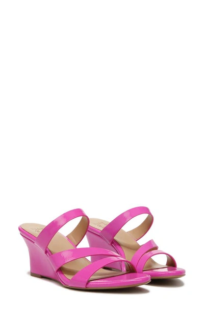 Shop Naturalizer Breona Slide Sandal In Candy Pink Patent Synthetic