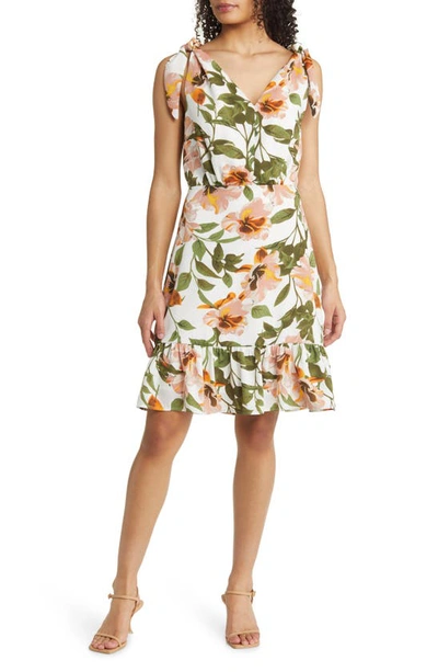 Sam Edelman Azalea Floral Sheath Dress In Orange ModeSens