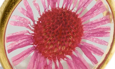 Madewell Pressed Daisy Ring In Vintage Gold