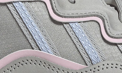 Shop Adidas Originals Ozweego Sneaker In Grey/ Blue Dawn/ Clear Pink