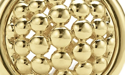 Lagos Meridan Caviar Stud Earrings In Gold