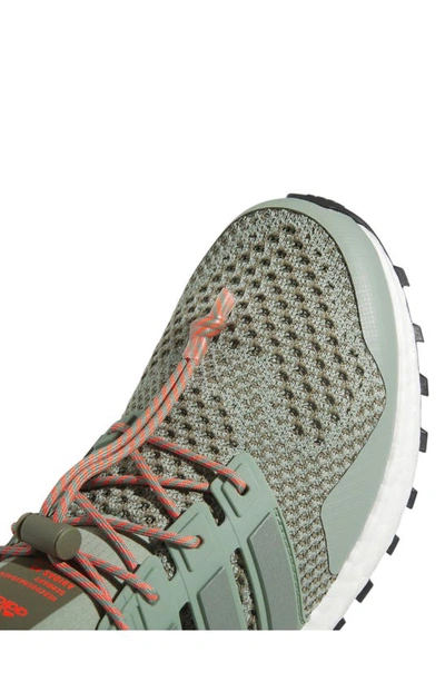 Shop Adidas Originals Ultraboost 1.0 Dna Running Sneaker In Silver Green/ Olive Strata