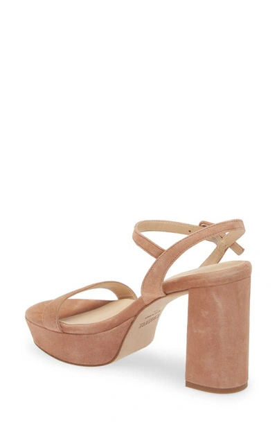 Shop L Agence Odila Platform Sandal In Tan