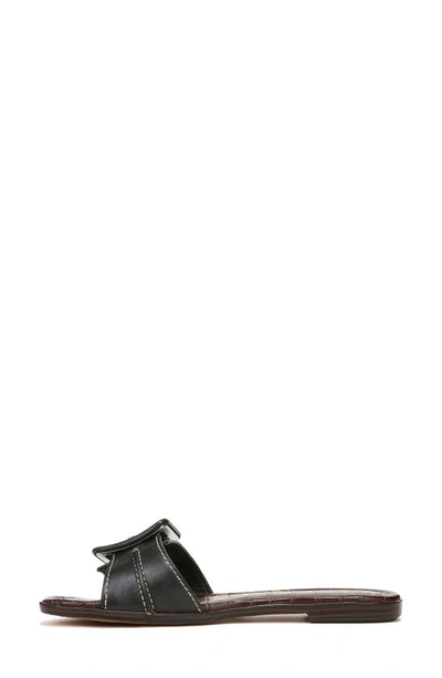 Shop Sam Edelman Gaige Slide Sandal In Black Leather
