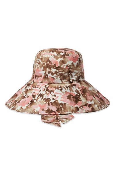 Shop Brixton Jasper Packable Bucket Hat In Pink Nectar