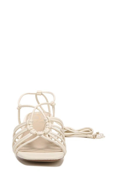 Shop Sam Edelman Westley Ankle Wrap Sandal In Modern Ivory