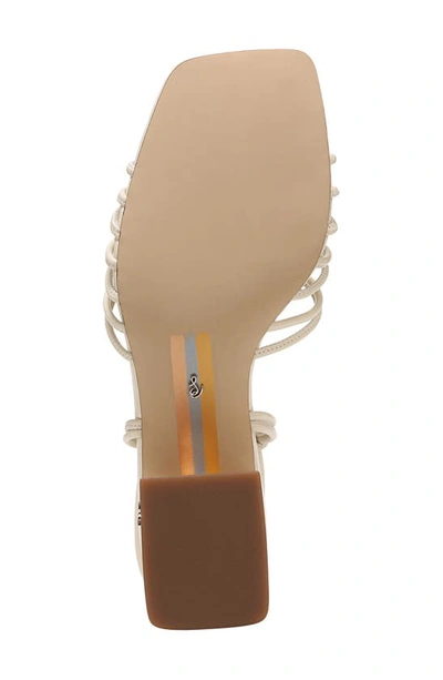 Shop Sam Edelman Westley Ankle Wrap Sandal In Modern Ivory
