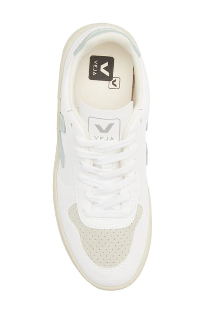 Shop Veja V-10 Sneaker In White Matcha