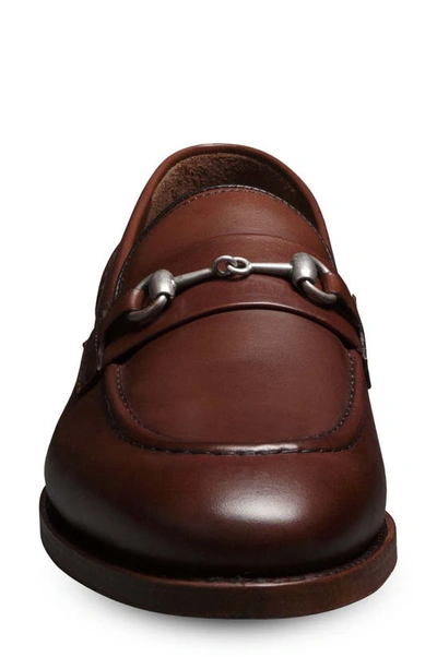 Shop Allen Edmonds Randolph Bit Loafer In Dark Chili