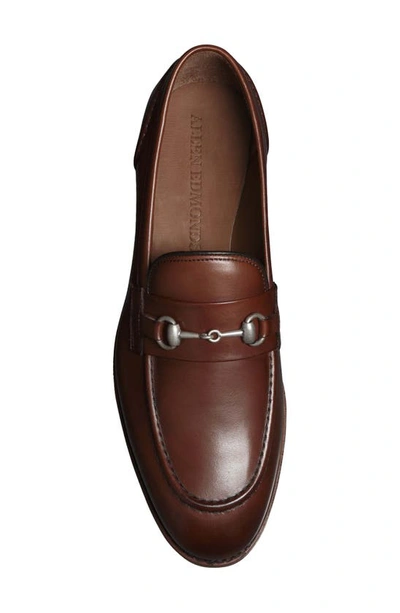 Shop Allen Edmonds Randolph Bit Loafer In Dark Chili