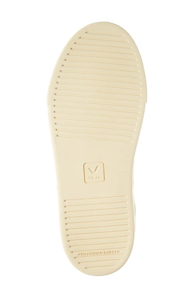 Shop Veja Kids' V-10 Sneaker In Extra-white Ouro Almond