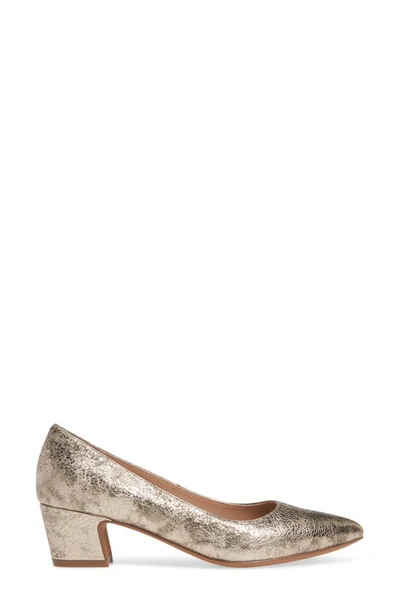 Linea Paolo Bardot Pump In Gold Leather