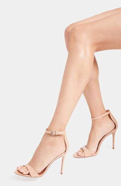 Shop Rebecca Allen The Two-strap Sandal In Medium-beige