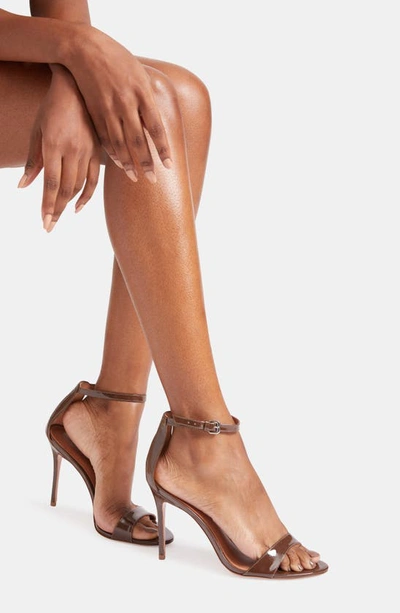 Shop Rebecca Allen The Two-strap Sandal In Deep-brown
