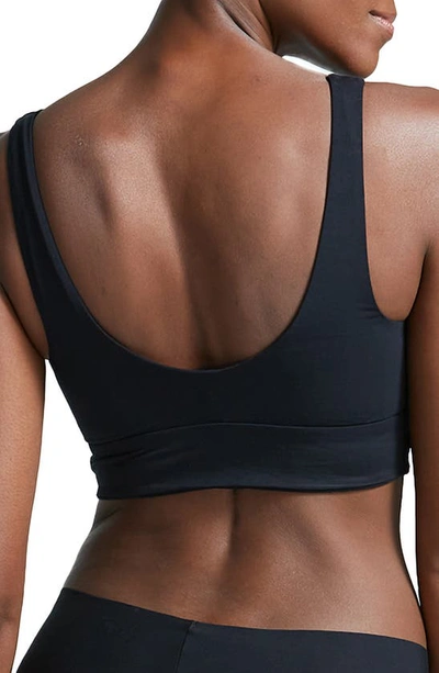 Commando Womens Black Butter Comfy Scoop-neck Stretch-jersey Bralette S In Black