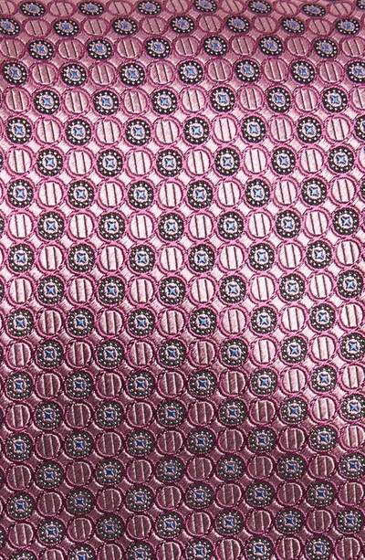 Shop Nordstrom Neat Medallion Silk X-long Tie In Pink