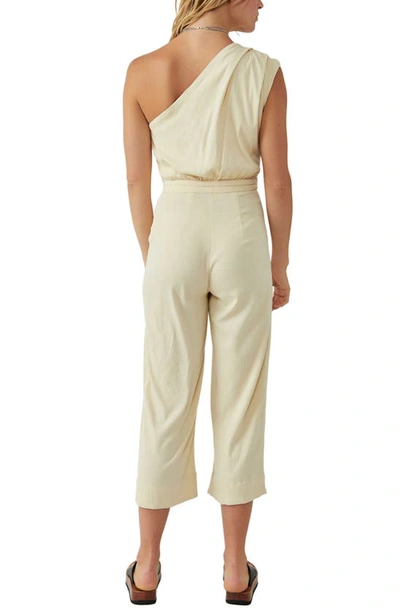 Shop Free People Avery One-shoulder Jumpsuit In Washed Out