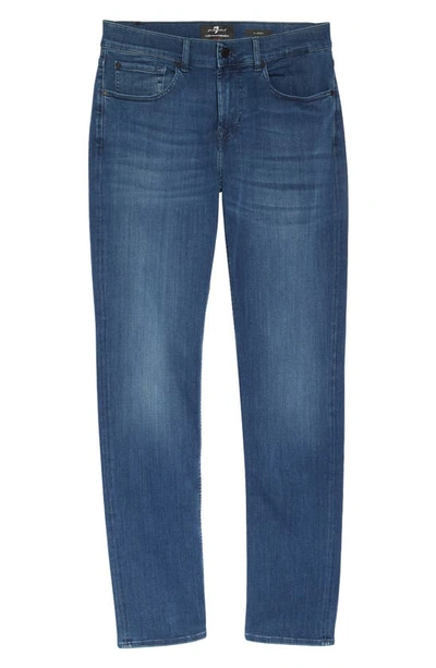 Shop 7 For All Mankind Slimmy Slim Fit Jeans In Mid Blue