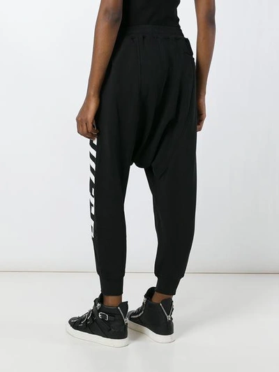 Shop Ktz Logo Print Track Pants In Black