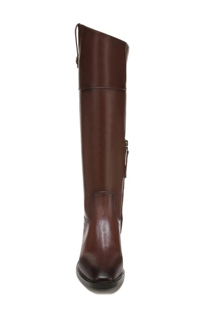 Shop Sam Edelman Drina Leather Knee High Boot In Brown
