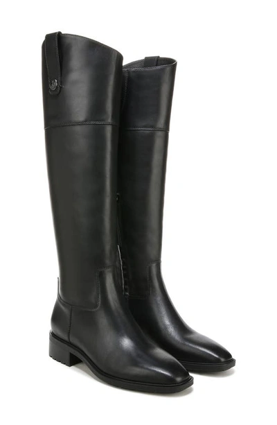 Shop Sam Edelman Drina Leather Knee High Boot In Black