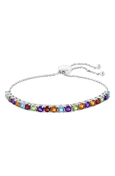 Effy Sterling Silver & Amethyst Slider Bracelet In Silver