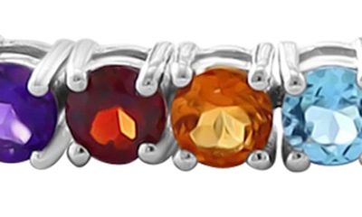 Effy Sterling Silver & Amethyst Slider Bracelet In Silver